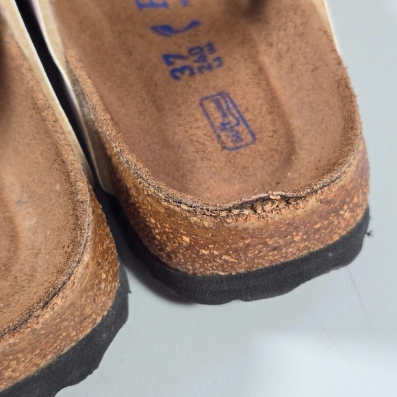 Birkenstock Papillio Florida Sandals Womens Size 37 Pixel‎ Rose Summer Slides - Picture 6 of 13